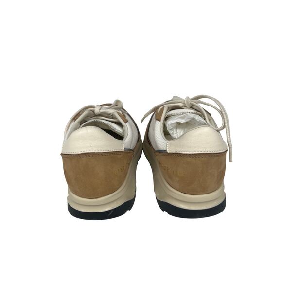 Woman by Common Projects 6169 Track Classic Sneakers in Tan White 40 - Picture 4 of 4